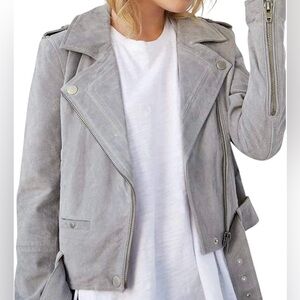 Blank NYC Suede Jacket 100% Leather Size Large